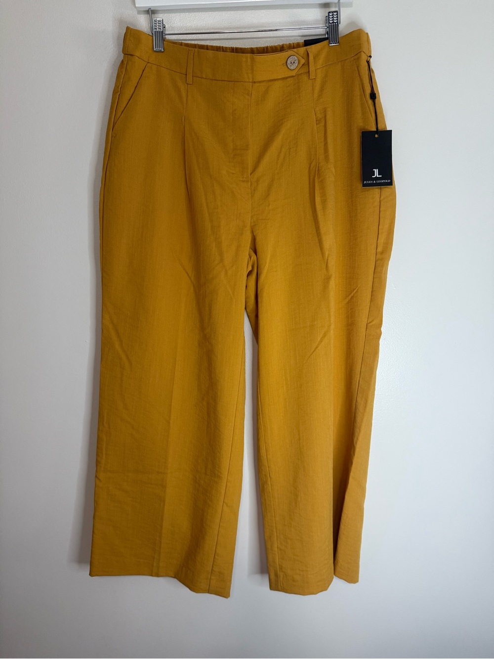 Jules & Leopold NWT Mustard Wide-Leg pants in size large